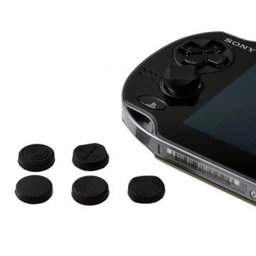 Набор из 6 силиконовых накладок ластик grip для аналогов PS VITA Slim Fat