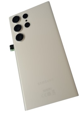 Оригинальная задняя крышка ORG для Samsung Galaxy S23 Ultra S918, кремовая