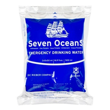 Питьевая вода Seven Oceans Emergency Water 500 мл