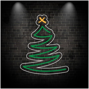 Рождественская елка Рождество светодиодная неоновая надпись на плексигласе