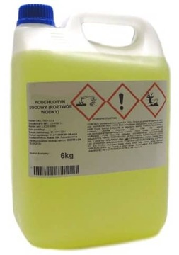 Гипохлорит натрия, Натрий, Жидкий хлор, Stanlab 5L 6kg