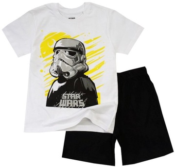 Пижама пижама для мальчиков шорты с короткими рукавами Звездные войны 116 r315f