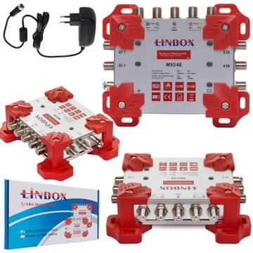 MULTISWITCH 5 ВХОДОВ 4 ВЫХОДА LINBOX 5X4 5/4