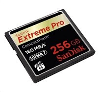 SanDisk Compact Flash 256GB Extreme Pro (160MB / s) VPG 65, UDMA 7