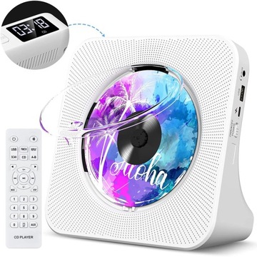 ПОРТАТИВНИЙ CD-ПЛЕЄР BLUETOOTH ДИНАМІК USB / FM РК-ДИСПЛЕЙ + ПУЛЬТ ДИСТАНЦІЙНОГО КЕРУВАННЯ