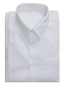 Джордж белая формальная рубашка SLIM fit R 122-128
