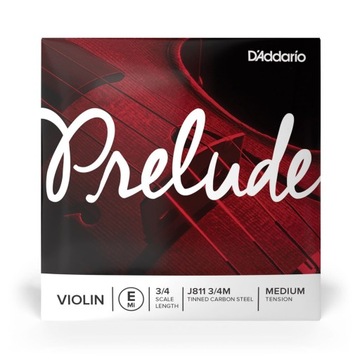 D'Addario J-811 E Prelude скрипичная струна 3/4