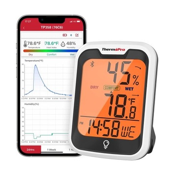 Монитор температуры и влажности ThermoPro TP-358