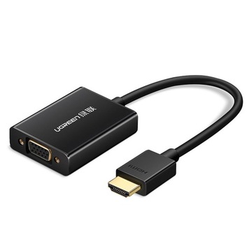 UGREEN АДАПТЕР HDMI (МУЖСКОЙ) - VGA (ЖЕНСКИЙ) КАБЕЛЬ MICRO USB 1 М