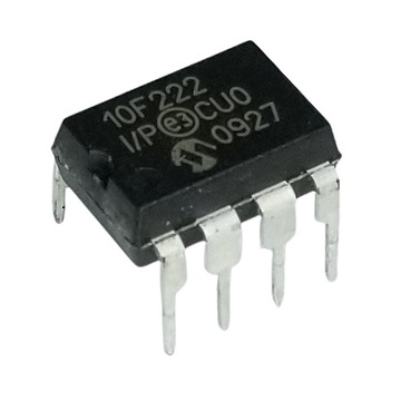 PIC10F222 - I/P-микроконтроллер 8bit, 512b, 23B, АЦП, 8 МГц