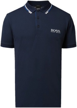 Hugo BOSS - s половина мужская рубашка поло темно-синий