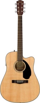 Fender CD - 60sce Dread Wn NAT электроакустическая гитара натуральная