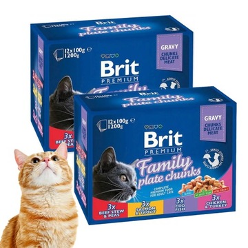 Brit Premium Cat Adult 100 г 24 шт.