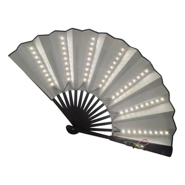 Folding fan LED Fittings Night Show on
