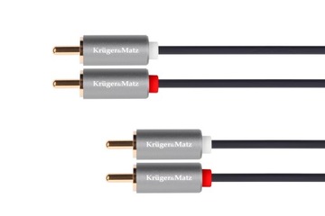 Кабель 2RCA-2RCA 5m Kruger & Matz Basic