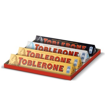 Набір Toblerone молочний, білий, темний, 400г