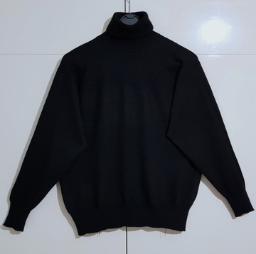 Водолазка светр мериносова шерсть чорний / R. L