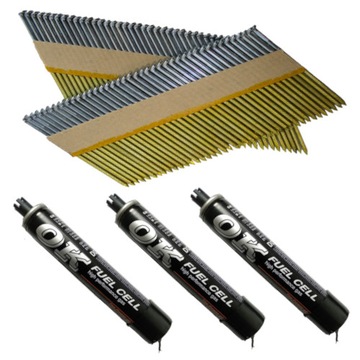 Газовые гвозди 3, 1X90 гладкие для PASLODE IM90i
