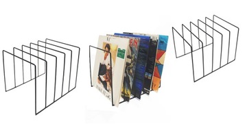 Виниловая подставка для виниловых пластинок, органайзер для легко разделяемых пластин, 5 отделений