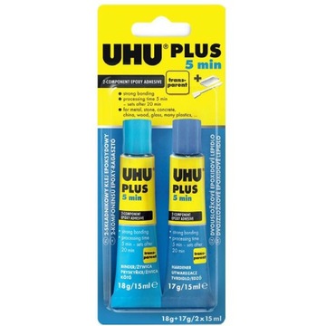 Эпоксидно-полимерный отвердитель UHU PLUS 2x15ml