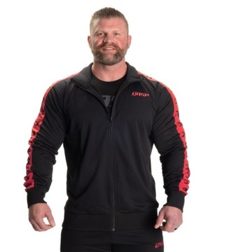 Мужская спортивная куртка на молнии для тренировок в тренажерном зале GASP TRACK JACKET