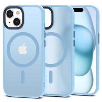 ЧОХОЛ ДЛЯ IPHONE 15 TECH-PROTECT MAGMAT MAGSAFE СИНІЙ МАТОВИЙ