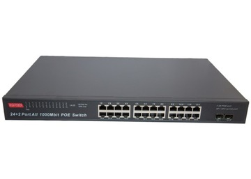 SST-Lp24et2s POE Switch rack 24-портовий гігабітний 2xSFP