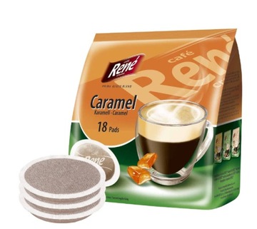 Рене карамельна кава 18 пакетиків для SENSEO PADS