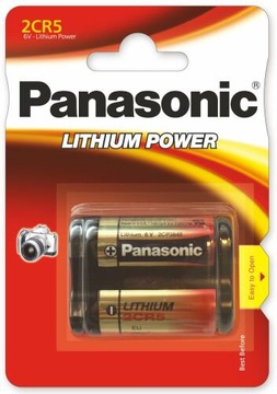 (Твердая фото литиевая батарея Panasonic 2CR5 DL245