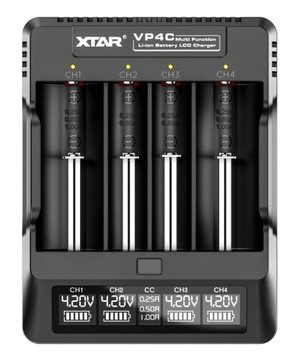 Зарядний пристрій xtar VP4C Li-ion 18650 16340