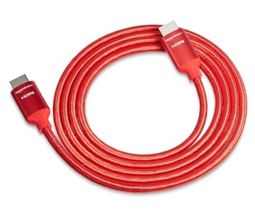 Кабель кабель HDMI 2.0 преміум Червоний 10,2 Гбіт / з 4K 3D ARC 30AWG 1,8 м