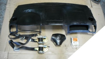 TOYOTA COROLLA VERSO 01-04 KONSOLA PODUSZKI PASY