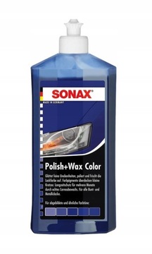 SONAX 500 мл фарбувальний віск синій Віск колір нанотехнології PRO 936