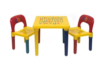 Мамонт Набір дитячий журнальний столик і два стільчика хіт