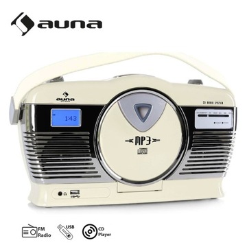 Радио плеер ретро Ауна УЗО - 70 / CD FM USB MP3/