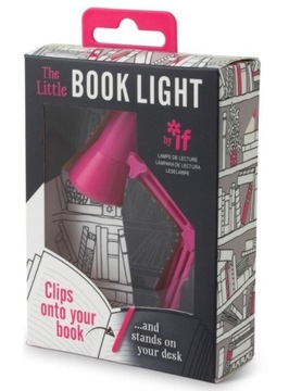 Рожева лампа для читання, гнучка лампа для книг, дає багато світла