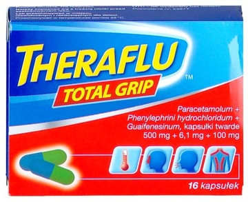 THERAFLU Total Grip застуда грип 16 капс.