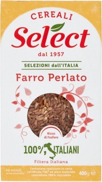 Пишется фарро Перлато 400г-Cereali Select зерна итальянский сухой