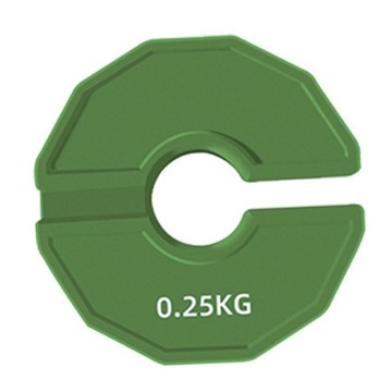 Штанга Micro Weight Plate 0.25/0.5/0.75/1 кг Важка атлетика 0.25 кг зелений