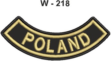 Poland, мотоциклетная нашивка