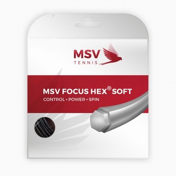 Натяжение MSV Focus Hex Soft черный набор 12 м.-1,15