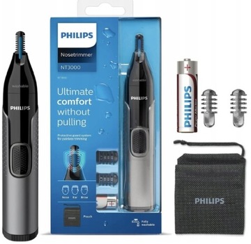 ТРИММЕР БРИТВА PHILIPS ДЛЯ НОСА БРОВЕЙ УШЕЙ PHILIPS БРИТВА + ЧЕХОЛ