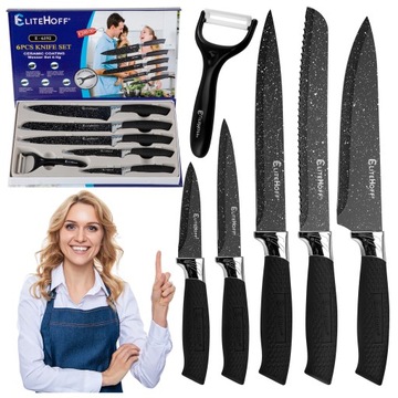 Кухонные ножи набор кухонных ножей овощечистка 6 el керамика