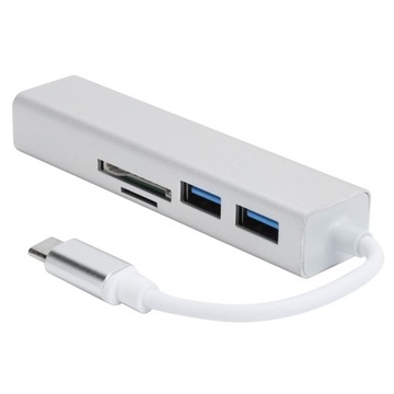 5 в 1 концентратор USB3. 0 порт гігабітний адаптер RJ45