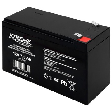 Батарея геля упс 12В 7.5 Ах (размер 7ах 7.2 Ах)