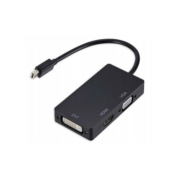 Адаптер mini DisplayPort для DVI HDMI VGA 3in1