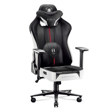 Игровое кресло Diablo X-Player 2.0 Материал King Size: белый и черный