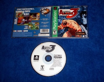 STREET FIGHTER ALPHA 3 PSX PS1 от CAPCOM NTSC USA культовый файтинг 2D описание!