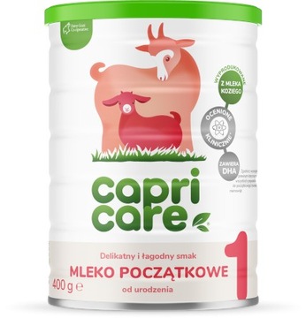 Capricare 1 начальное молоко на козьем молоке, 400 г