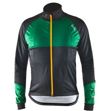 KAYMAQ Winter Softshell Cycling Jacket GREEN M